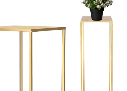 Plantenzuil| Plantentafel | Planten Etagère | Set van 4 | Metaal | Goud