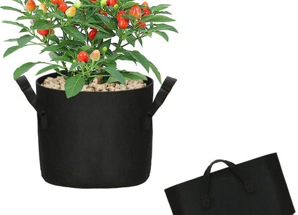 Kweekzak | Plantenzak | Plantenmand | Groeizak | 10 Liter | Zwart