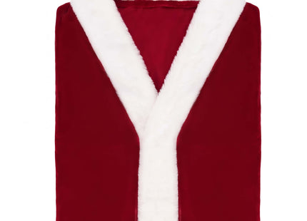 Kerstman Kostuum | Kerstman Pak | Verkleedkleding | 11-Delig | Rood/Wit/Zwart