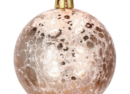 Kerstballen | 30 Stuks | 6 cm | Rosé/Goud