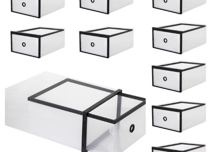 Schoenenbox | Sneakerbox | Kunststof | Transparant | 1 Stuk | 30.5 x 21 x 12.5 cm