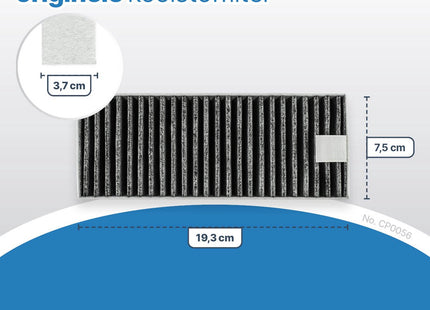 SQOON® Afzuigkapfilter - Set 4 stuks - Geschikt Bosch - Siemens - HEZ9VRUD0 - 17007113 - Model 17007412 | Kookveldafzuiging, Werkbladafzuiging (afzuigkap)
