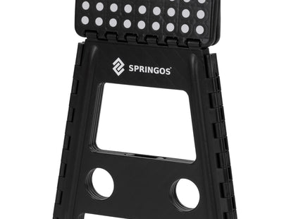 Vouwkruk - Inklapbaar - Platform - Multifunctioneel - Tot 150 Kg - 39 Cm - Zwart