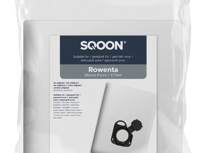 SQOON® Stofzuigerzakken  Geschikt voor Rowenta Silence Force / X-Trem - Vervangt ZR200520 / ZR200720 - 10 Stuks -