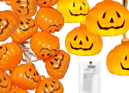 Halloween Decoratie - Lichtslingers - Verlichting - Pompoenen - 10 LED