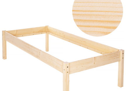 Bed - Eenpersoons - Naaldhout - 200x90 cm