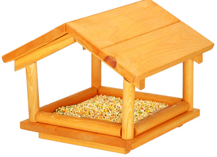 Vogelvoederhuisje - Vogelvoederplek - Vogelvoeding - Staand - Oranje - 26,5 x 27 x 25 cm