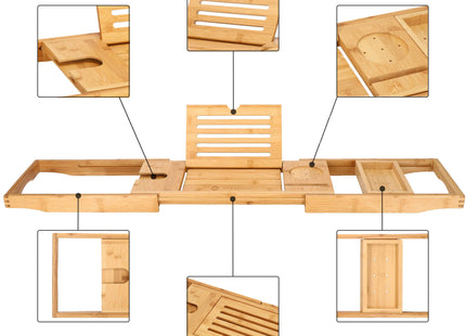 Badplank | 74.5-109 cm | 4.6 cm | Bamboe