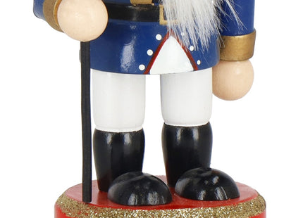 Notenkraker Kerst | Houten Soldaat | Kerstversiering | Multicolor | 16 cm