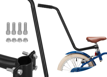 Duwstang Voor Kinderfiets - Duwstok - Staal - Rubber - 70 cm