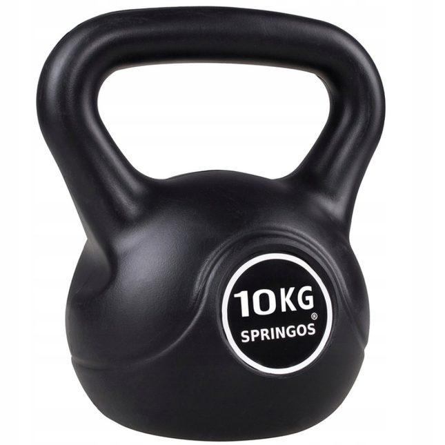 Kettlebell | Zwart | 10 kg
