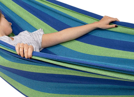 Hangmat | Extra Stevig | Groen/Blauw | 200 x 150 cm