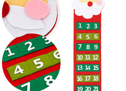 Adventskalender | 24 lades | Vilt | Kerstman