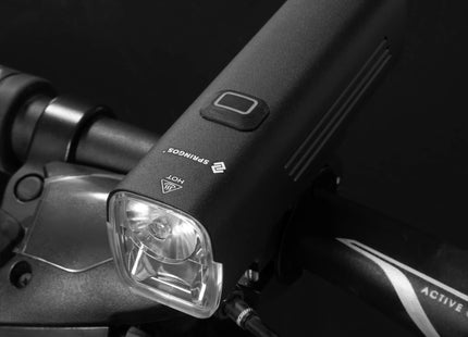 Fietsverlichting - Set Van 2 - Zonne - Energie - USB - Oplaadbaar - 4800mAH