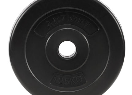 Halterschijf | 1 x 1,25 kg | Kunststof | Zwart | 31 MM
