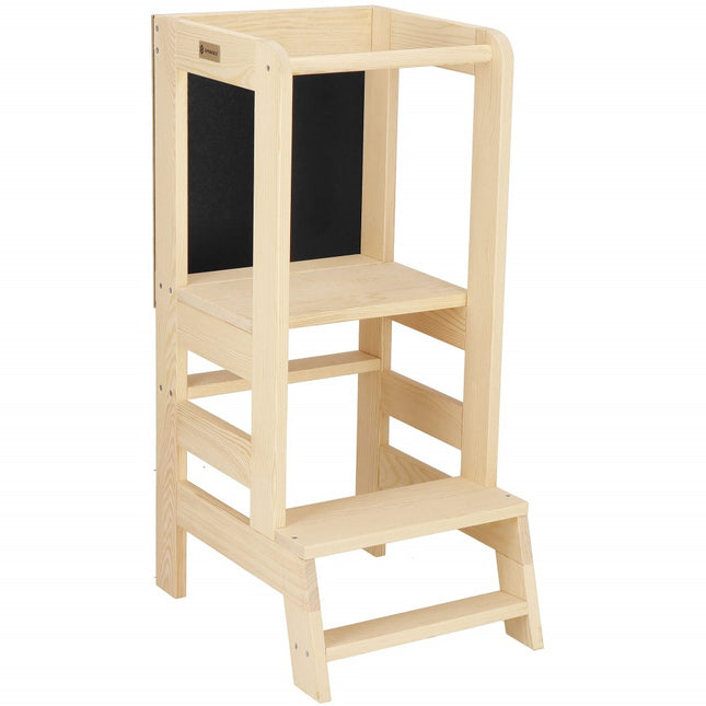 Leertoren Montessori | Leertoren Keukenhulp | Keukentoren | Leertoren Peuters | Stabiel | Met Krijtbord