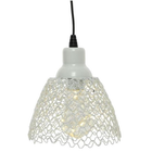 Lumineo Solar Hang Lamp | Led Buitenverlichting Met Dag & Nacht Sensor Op Zonne-Energie | Wit/IJzer
