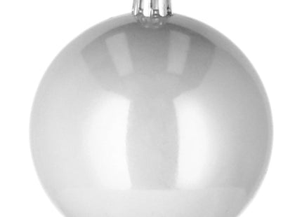 Kerstballen | 37 Stuks | 3/8 cm | Parelgrijs