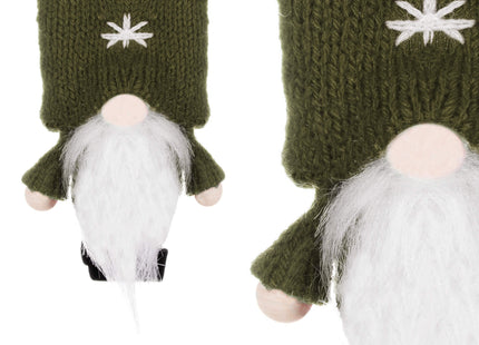 Kerstkabouter - Kersthanger - Kerstdwerg - Kerstversiering - Groen - 8 cm