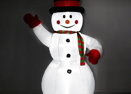 Opblaasbare Sneeuwpop - Buitendecoratie - Zelfopblazend - 180 x 80 cm