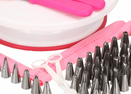 Taart Decoratie Set | Draaiend Taartplateau | 200-Delig