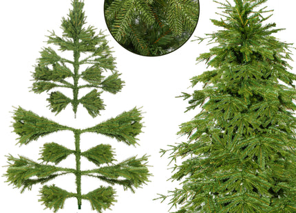 Kunstkerstboom | Natuurlijk Sparrenhout | 180 cm | Zonder Verlichting