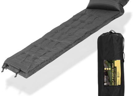 Slaapzak Kamperen - 188 x 66 cm - Dekenmodel - Inc. Draagtas - 8 t/m 20°C - Antraciet