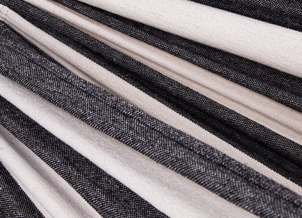 Hangmat | Extra Stevig | Inclusief Opbergtas | Zwart/Wit | 200 x 150 cm