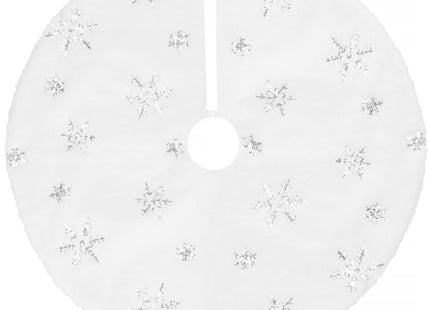 Kerstboomrok | Kerstboomkleed | Kerstboomversiering | 55 cm | Wit