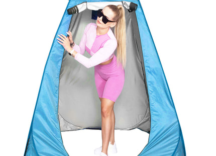 Pop-Up Tent - 1 persoons - Omkleedtent - Festival - Strand - 120 x 120 x 190 - Blauw