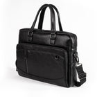 Baltan Leren Aktetas - Laptoptas - Tot 16 inch -Zwart  - 10L - 38 X 29 X 10 CM
