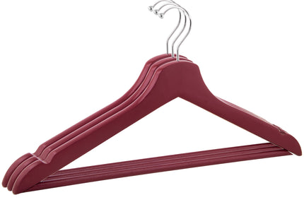 Kledinghangers | Kledinghanger | 3 Stuks | Rood