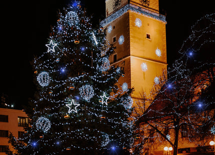 Kerstverlichting | 18 m | 300 LED | Koel Wit +  Flitsblauw