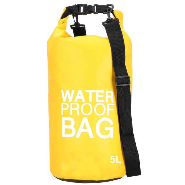Waterdichte Tas - Rugzak - Drybag - 5 Liter - Geel