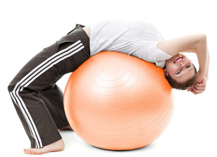 Fitness Bal | Peach | Inclusief Pomp | 55 cm