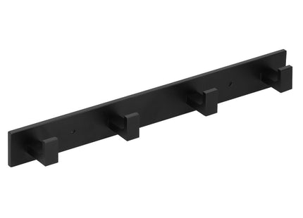 Ophanghaken | Wandhaken | Handdoekhaak | 4 Haken | Zwart