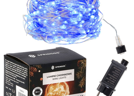 Kerstverlichting - LED Draden - 300 LED -  Decoratief - 30 M -  Blauw