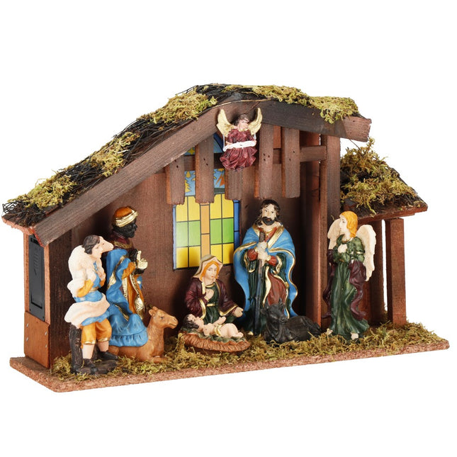 Kerststal | Kerstfiguren | 8-delig