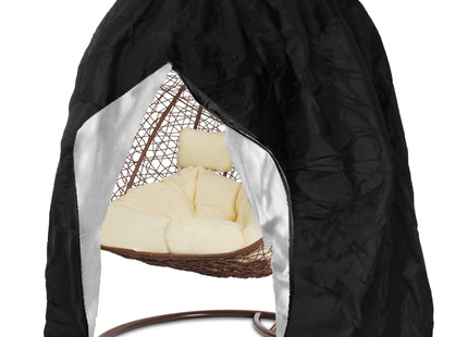 Beschermhoes Voor Hangstoel | Egg Chair Cover | Waterdicht | 250 x 260 cm | Zwart