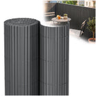 Balkonscherm - Privacyscherm - Hoge Kwaliteit - Waterbestendig - UV-bescherming - 1x4 m - Antraciet - PVC