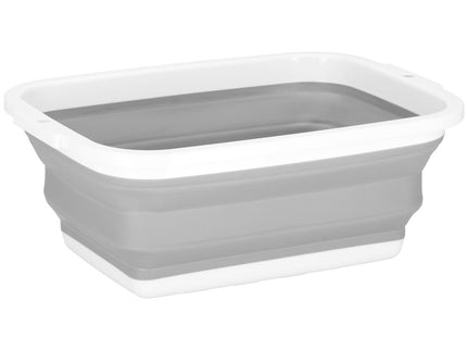 Wasmand | Opvouwbare Wasmand | 8.5L | Grijs/Wit