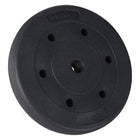 Halterschijf | 1 x 15 kg | Kunststof | Zwart