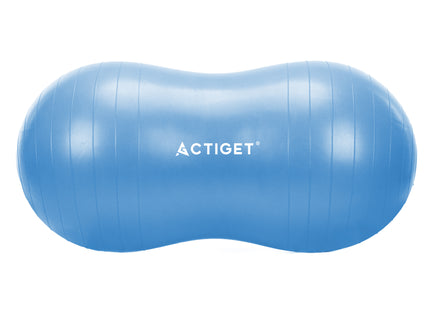Fitnessballen - Peanut Bal - Yoga Bal - Pilates - Zwangerschap - Met Pomp - PVC - Blauw - 150 Kg - 22 Cm