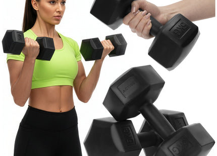 Dumbbell Set - 5 KG - Zwart - Oefengewichten