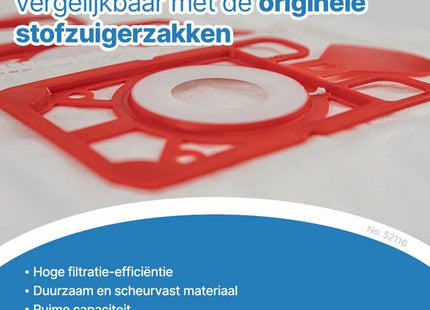 SQOON® - Stofzuigerzakken geschikt voor Numatic Henry, Hetty, James en PPR-240 | NVM 1CH | Model 604015 - 10 stuks