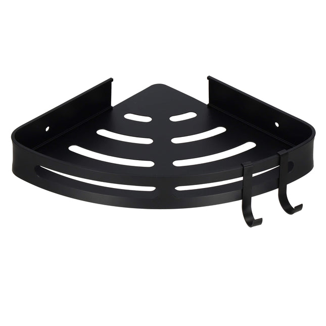 Doucherek - Badkamerplank - Aluminium - Zwart