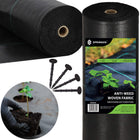 Worteldoek - Anti -Onkruid - Beschermfolie -70g - 1,1X50 M - Zwart