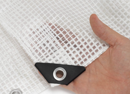 Afdekzeil | Dekzeil | Zeildoek | Waterdicht | PVC | 3 x 4 m | 100 g/m2 | Transparant