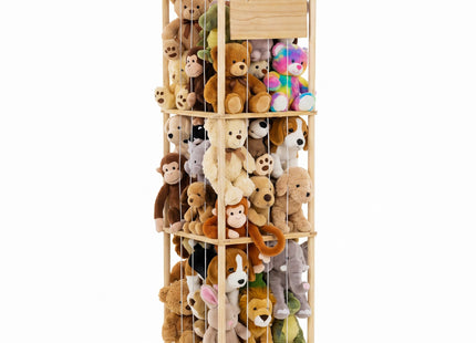 Speelgoedorganizer - Opbergen - Speelgoed - Grenenhout - 136 Cm