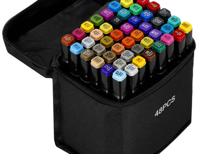 Twinmarkers | Alcohol Markers | Stiften Voor Volwassenen | 48 Stuks | Multicolor